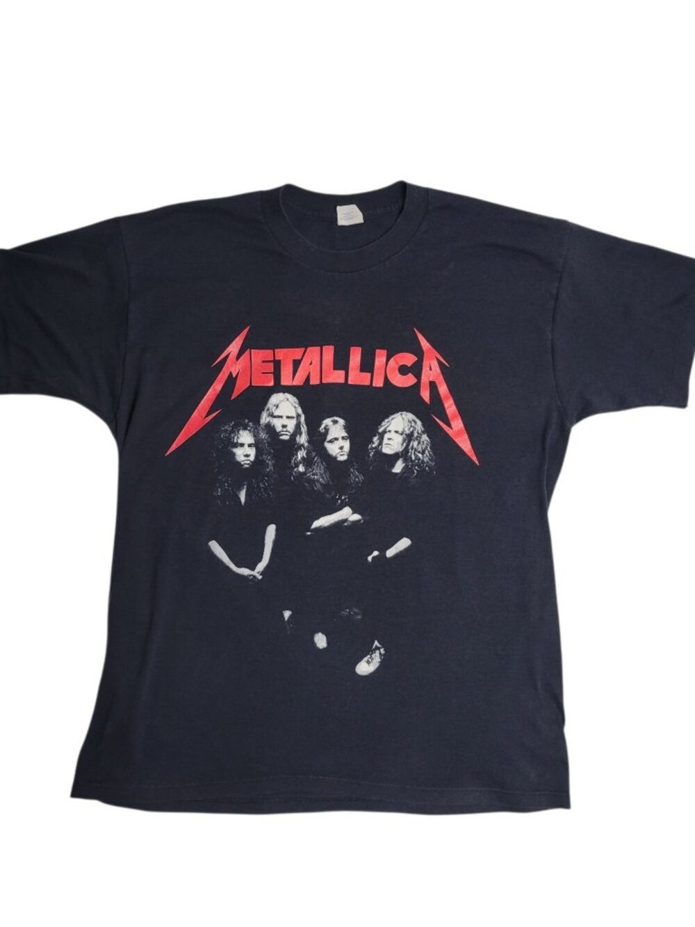 Vintage 80s Metallica And Justice For All T-Shirt Size Large in Black